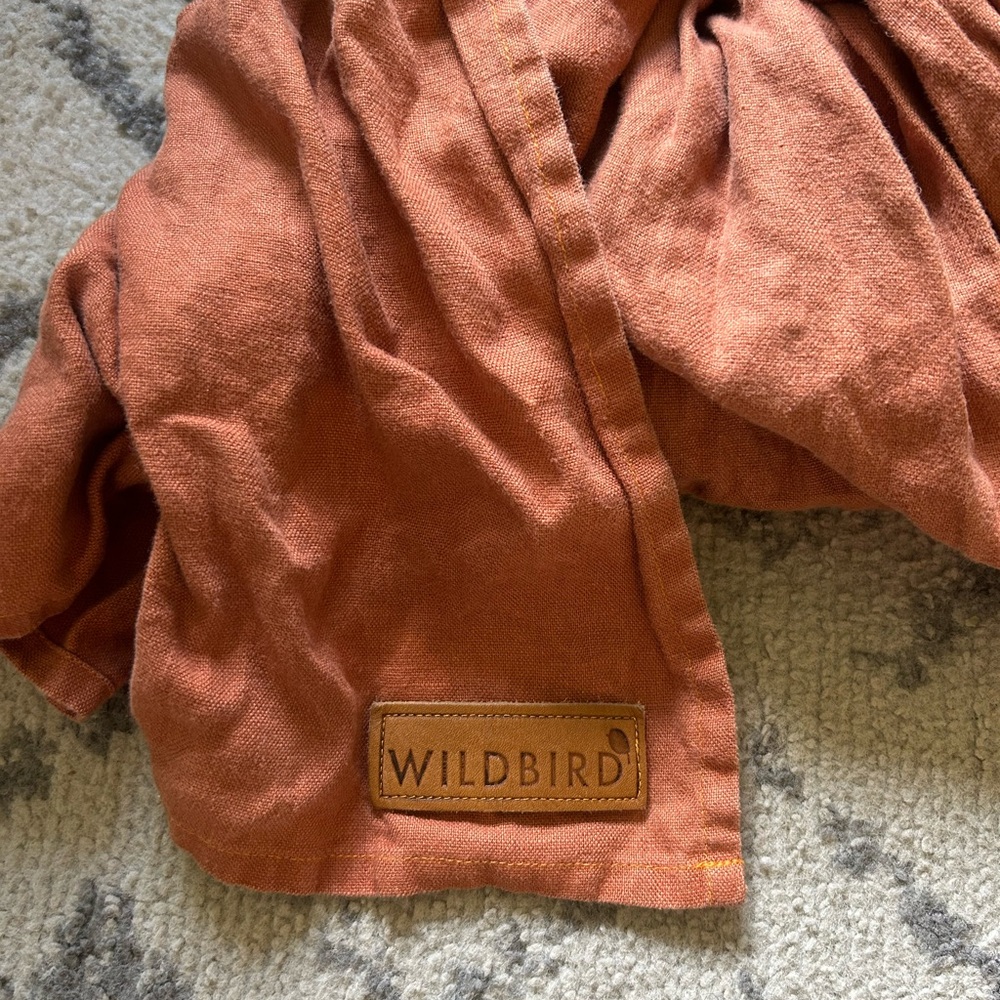 Wildbird Linen Ring Sling- Rust Orange
